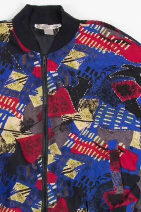 90s Beaded Bomber Jacket 18788