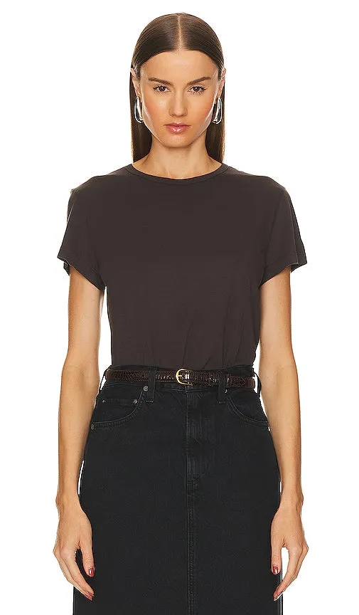 AGOLDE Drew Tee in Brown