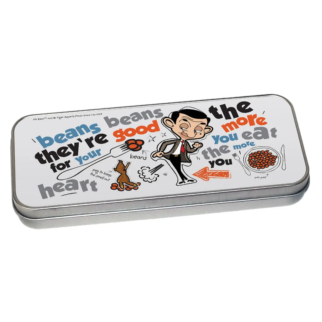 Bean beans, good for your heart Pencil tin