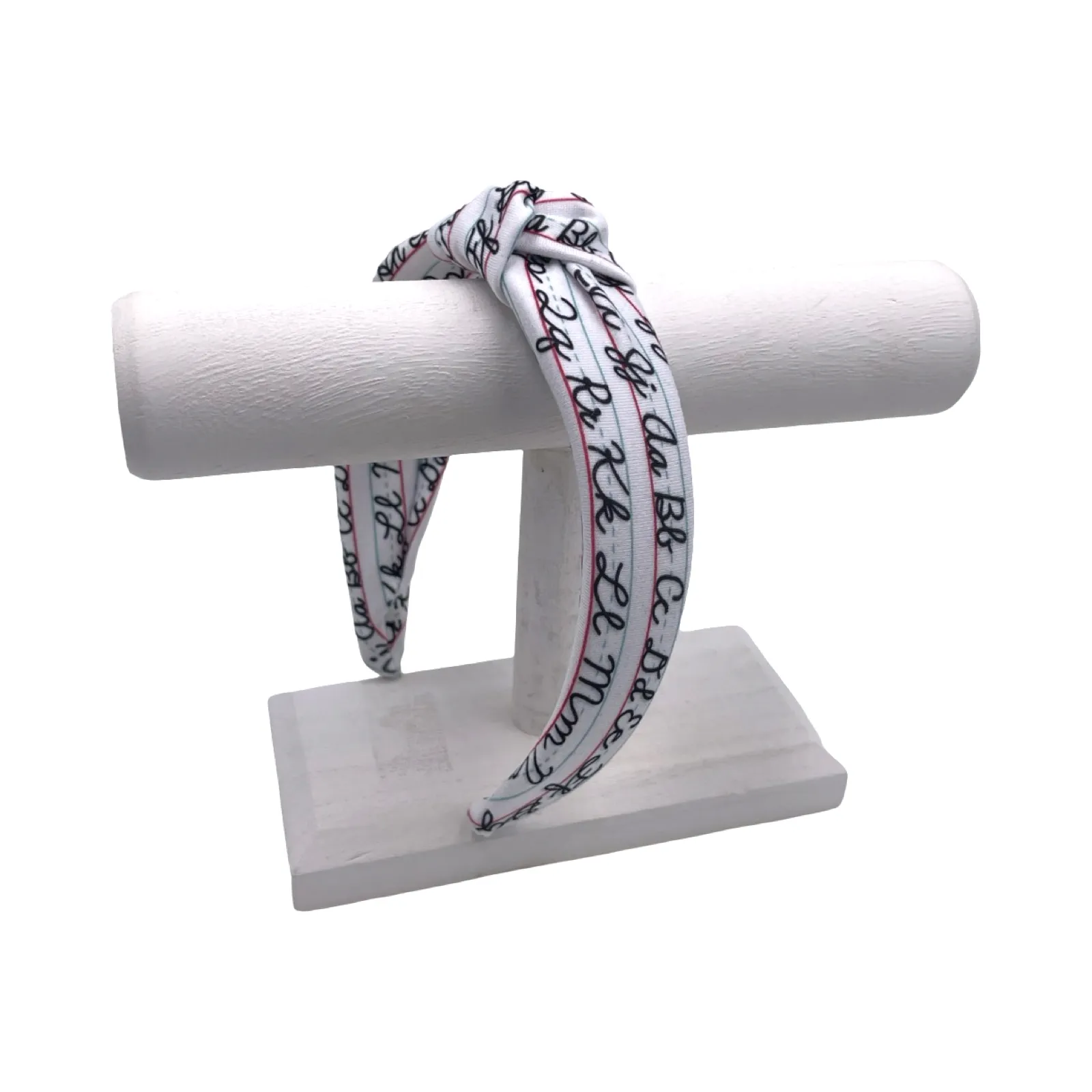 Cursive ABC Hard Headband