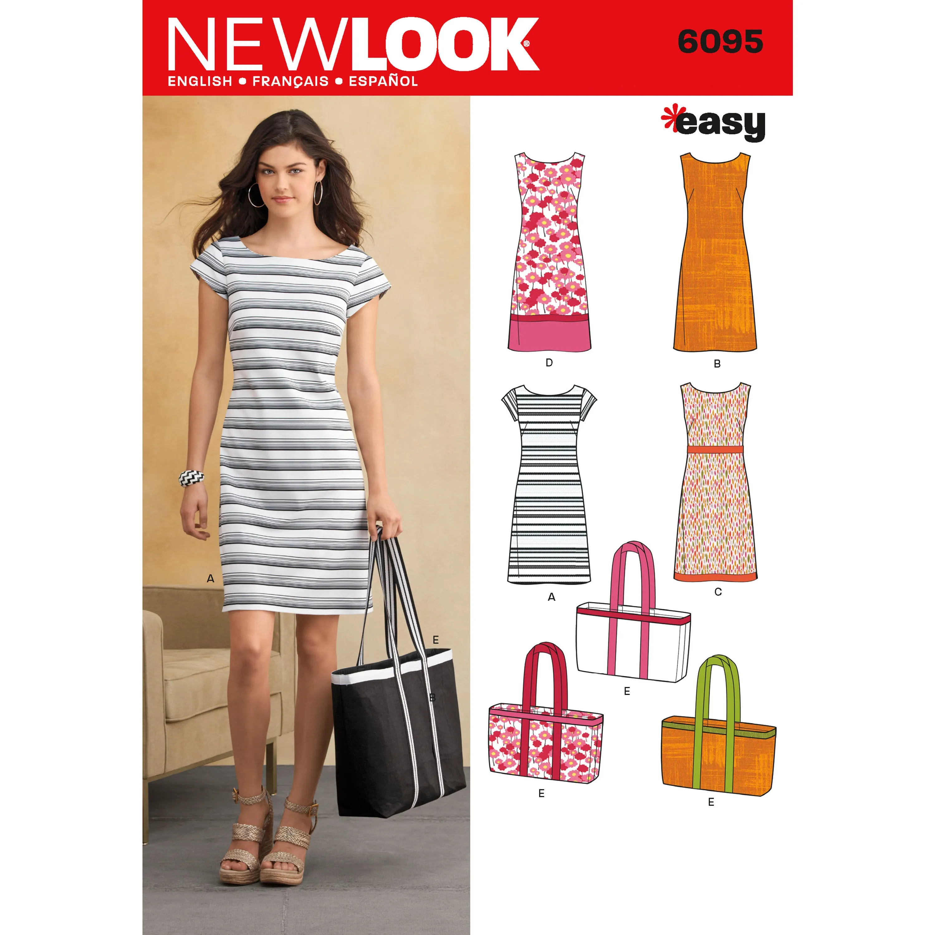 New Look Sewing Pattern 6095 - Misses' Dresses