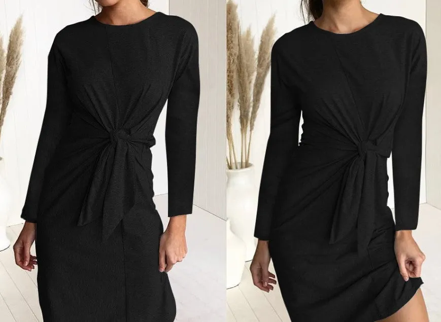 Slim Bandage Bowknot Bodycon Dress