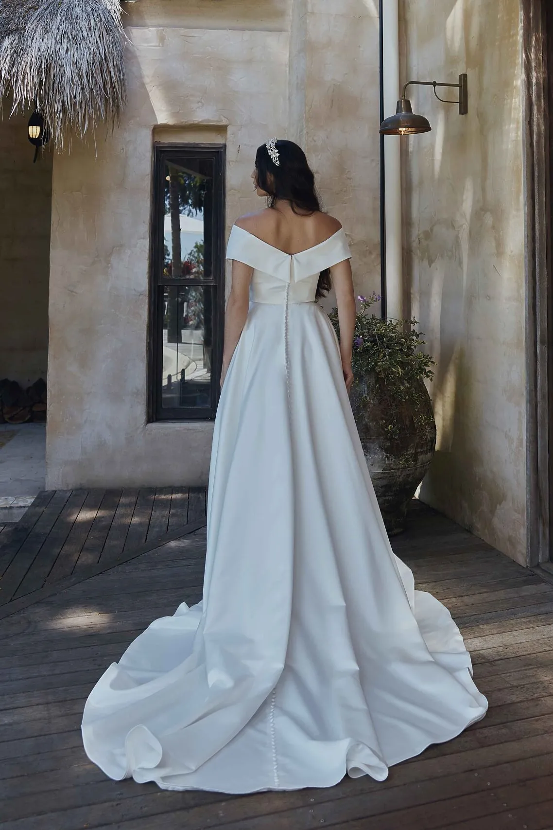 Tania Olsen TC2328 Diana Gown - Vintage White