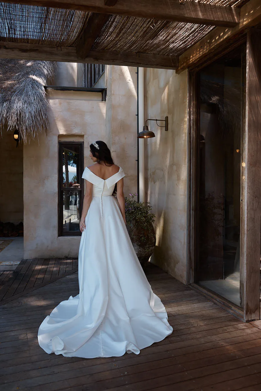 Tania Olsen TC2328 Diana Gown - Vintage White